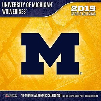 Michigan Wolverines - 2019 - Wall Calendar