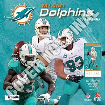 Miami Dolphins - 2019 - Wall Calendar