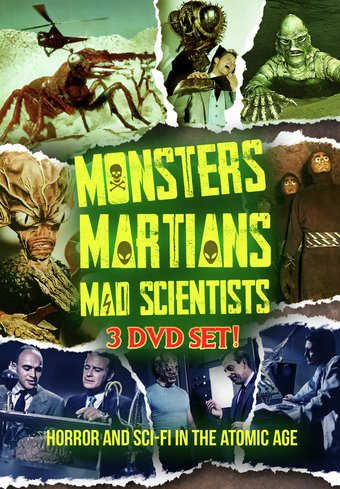 Monsters Martians Mad Scientist (3Pc) / (Mod)