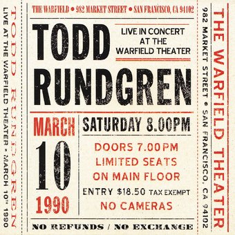 Live at The Warfield: 10th March 1990 (2-CD)