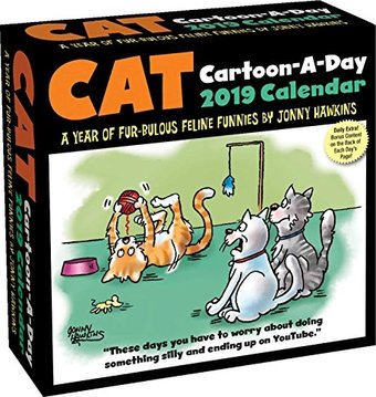 Cat Cartoon-a-Day - 2019 - Daily Calendar