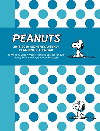 Peanuts Monthly/Weekly Planning Calendar - 2019 -