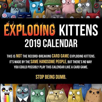 Exploding Kittens - 2019 - Wall Calendar
