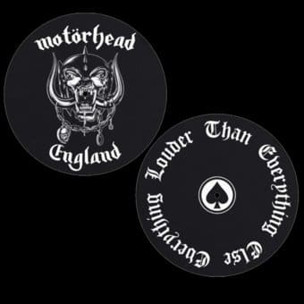 Motorhead - England & Louder - Turntable Slipmat Set Motorhead - England & Louder - Turntable Slipmat