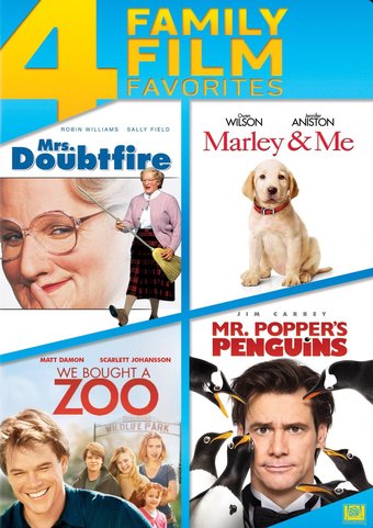 4 Family Film Favorites - Mrs. Doubtfire / Marley