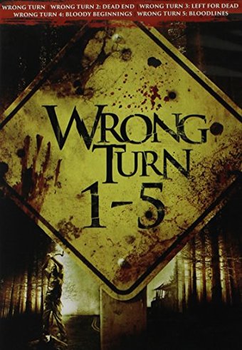 Wrong Turn 1-5 (5-DVD)
