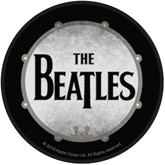 Beatles - Vintage Drop T Drum - Round Sew-On