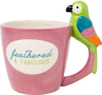 Feathered & Fabulous - Parrot Handle - 18 oz.