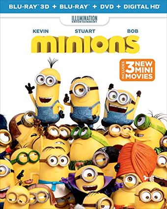 Minions 3D (Blu-ray + DVD)