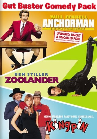 Gut Buster Comedy Pack (Anchorman / Zoolander /