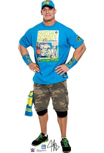 WWE - John Cena: Light Blue Shirt - Cardboard