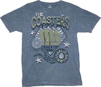 The Coasters - Rock and Roll Hall of Fame Inductee Collection T-Shirt The Coasters - Rock and Roll Hall of Fame