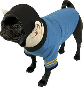 Star Trek - Spock Costume - Dog Hoodie - XLarge