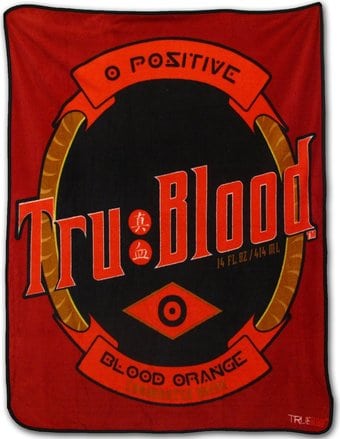 True Blood - Logo Micro Rashel Fleece Throw True Blood - Logo Micro Rashel Fleece Throw