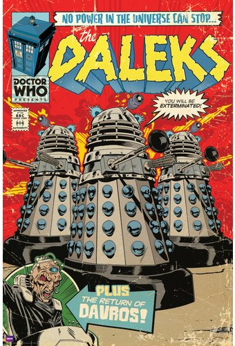 Doctor Who - Daleks Comic Cover - 24" x 36" Poster Doctor Who - Daleks Comic Cover - 24" x 36" Poster