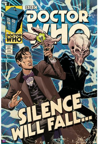 Doctor Who - Silence Will Fall Comic Cover - 24"
