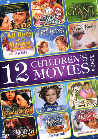 12 Children's Movies (3-DVD)