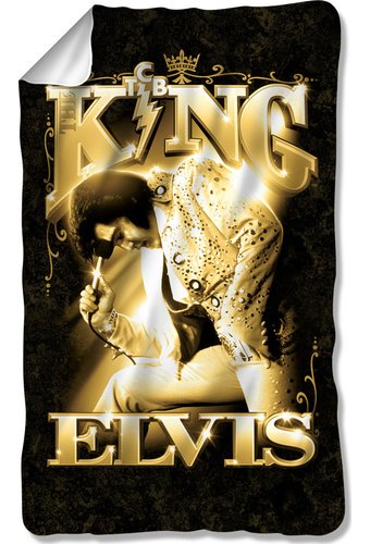 Elvis Presley - The King - Fleece Blanket