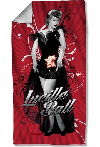 Lucille Ball - Firecracker Beach Towel