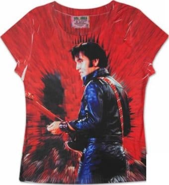 Elvis Presley - Guitar (Boogie on Brown) - T-Shirt