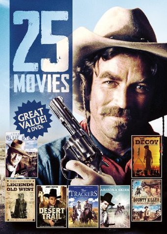 Westerns: 25-Movie Collection (4-DVD)