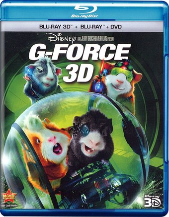 G-Force 3D (Blu-ray + DVD + Blu-ray 3D)