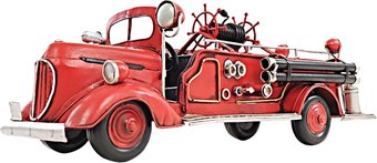 1938 Red Model Fire Engine Ford 1:40