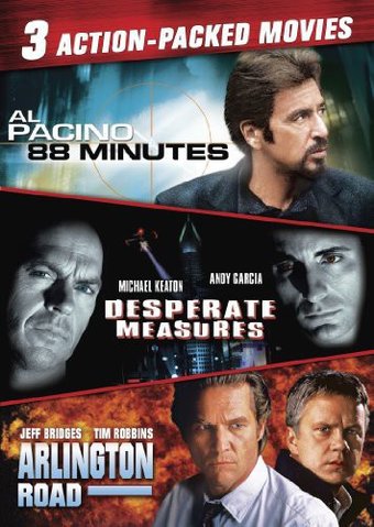 3 Action-Packed Movies (88 Minutes / Desperate