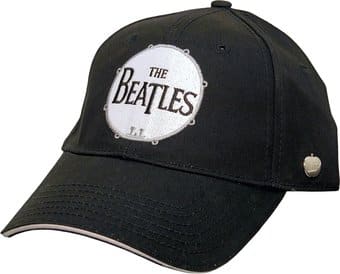 The Beatles - Drum Logo: Black Baseball Cap