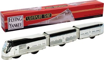 Retro Toy - Streamline Wind-Up Train Tin Toy