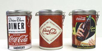 Coca-Cola - Coke Round Locktop Tins (Set of 3)