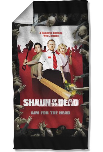 Shaun of The Dead - Movie Poster Beach Towel