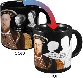Henry VIII Disappearing Wives Mug - Add Hot Water