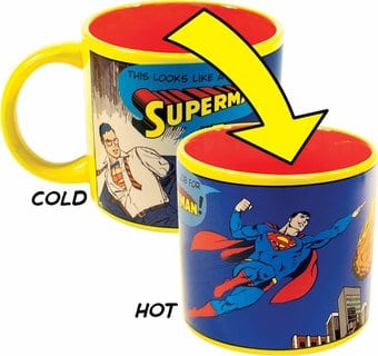 Job for Superman Heat Changing Mug - Add Coffee