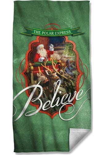 Polar Express - Santa Beach Towel