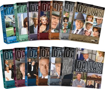 Dallas - Complete Seasons 1-14 + Movies (55-DVD)