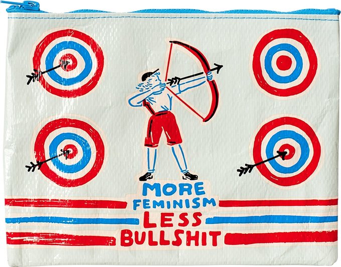More Feminism Blue Q Dish Towel 