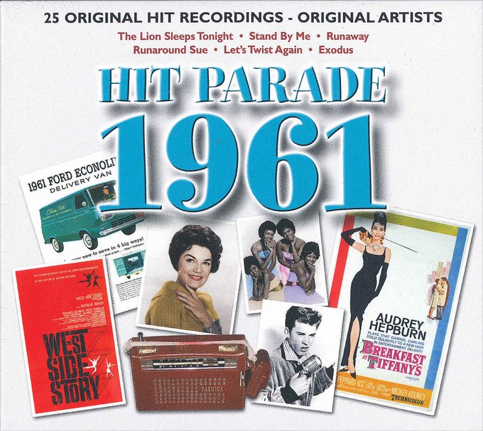 The Hit Parade 1961 25 Original Recordings by the Original Artists CD