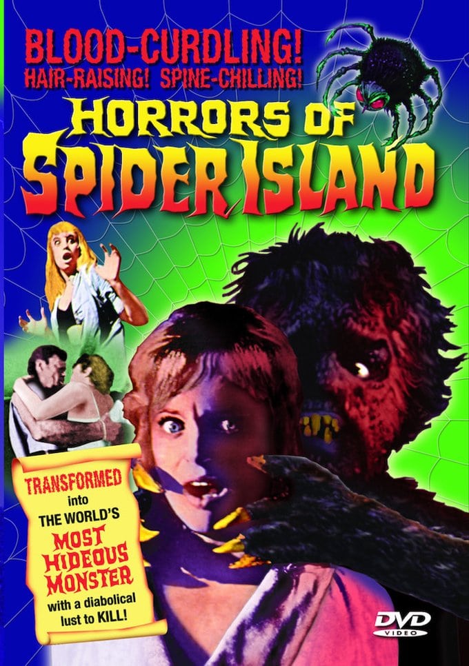 1960 Movie Poster Horrors of Spider Island 