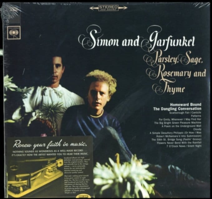 Simon & Garfunkel Parsley, Sage, Rosemary and Thyme LP (2008) Sundazed Music Inc.
