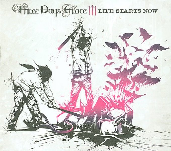 Three Days Grace Life Starts Now CD (2009) Jive
