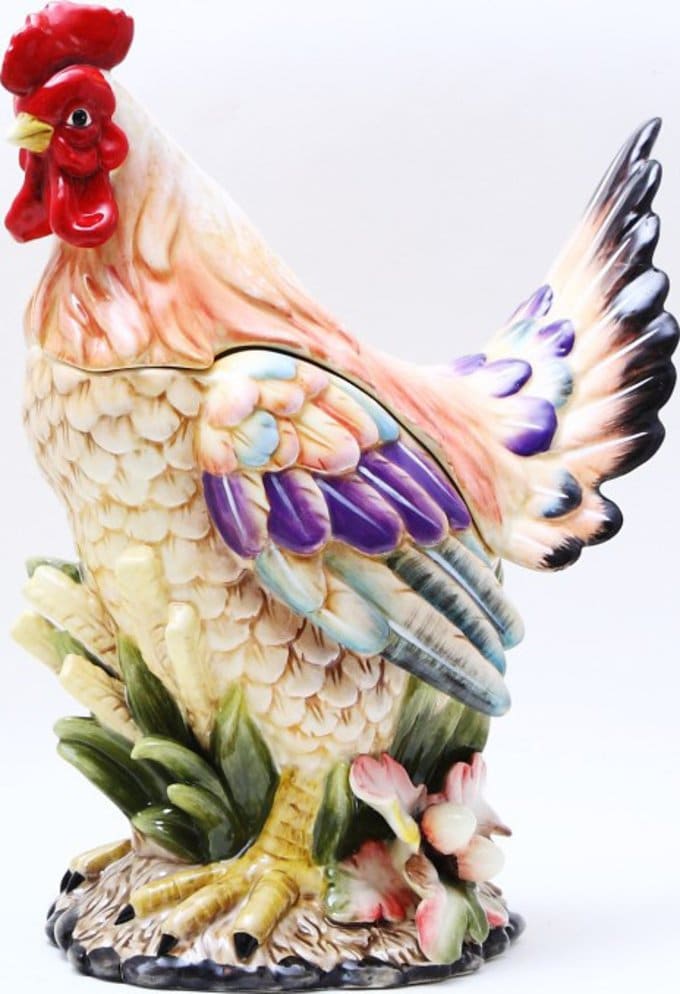 Chicken Rooster Cookie Jar Pacific Trading
